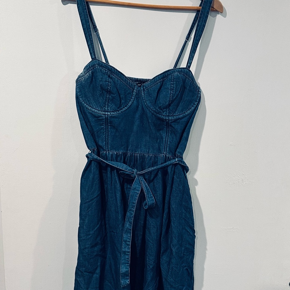 Abercrombie & Fitch Blue Denim Dress
